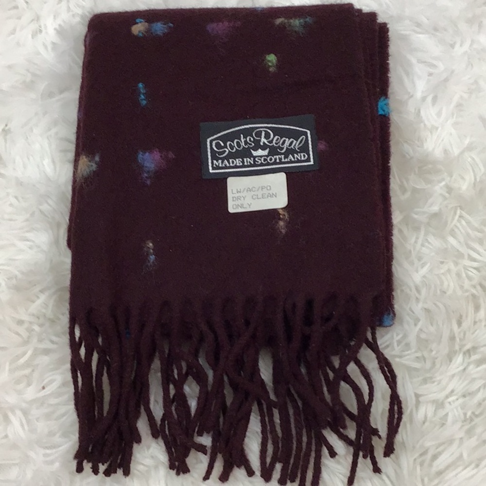 Scots Regal lambswool scarf Scotland